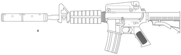 Автомат м4а1 чертежи