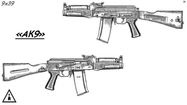 M4a1-s чертеж