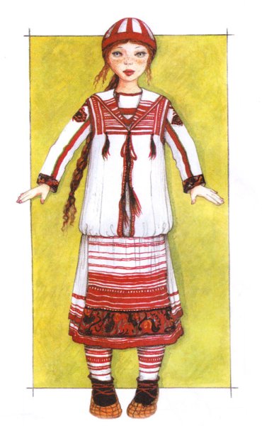 Костюм удмуртов для детей