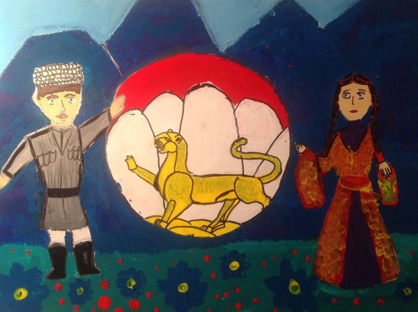 Рисунок на тему моя Осетия