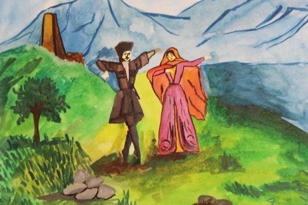 Осетия рисунки