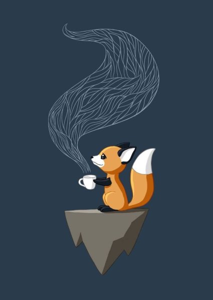 Животные арт Минимализм