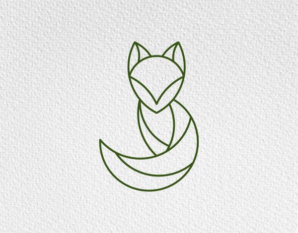 Тату лиса легкое