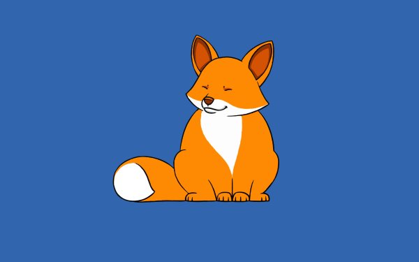 Минималистичная лиса