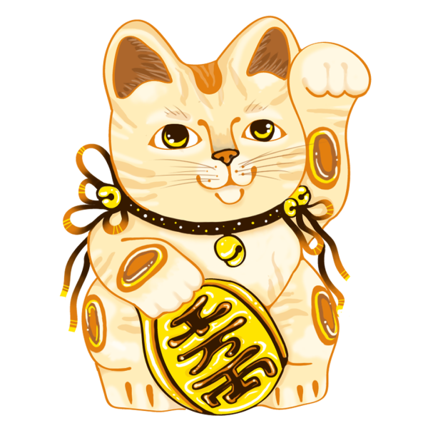 Манэки-нэко рисунок