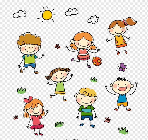 Векторная иллюстрация дети