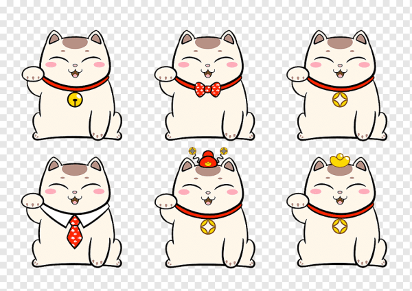 Японская кошка Манеки-неко вектор