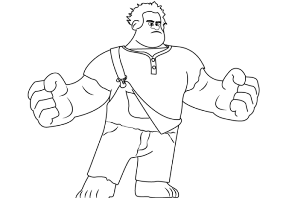 Раскраски мультики Ральф