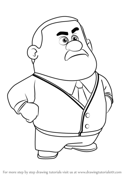 Картинки раскраски Ральф