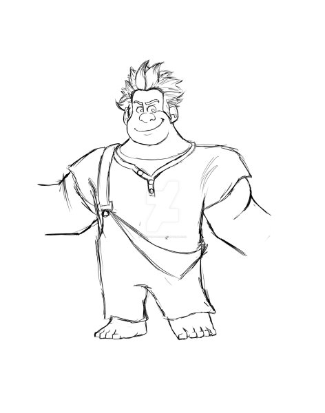 Нарисовать Ральфа