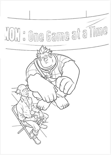 Нарисовать Ральфа