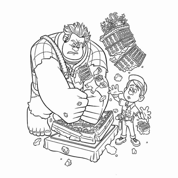 Раскраски Дисней Ванилопа