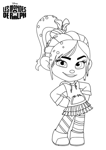 Картинки раскраски Ральф