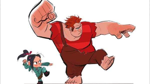 Раскраска Ральф и Ванилопа