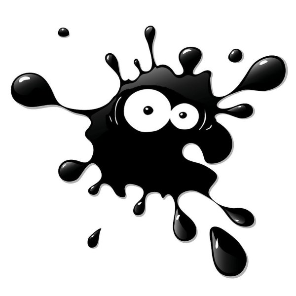 Коричневая Клякса