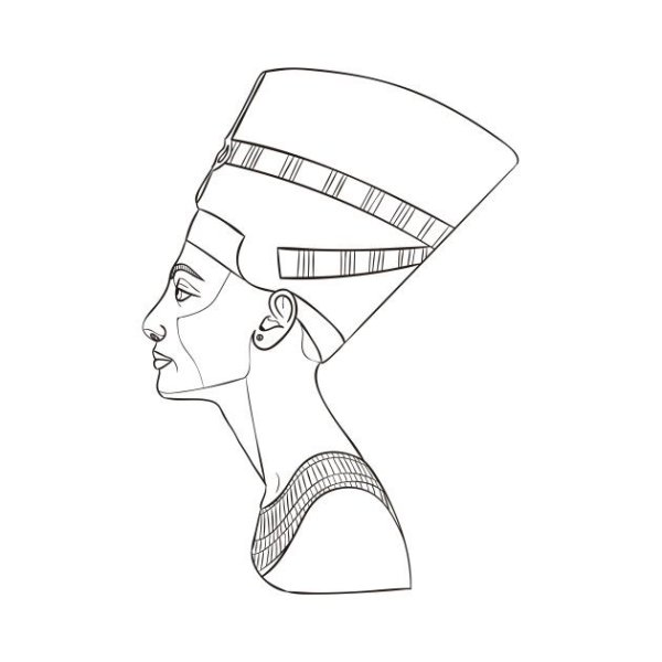 Царица Нефертити арт