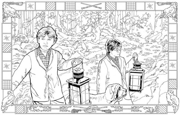 Гарри Поттер Волшебная раскраска