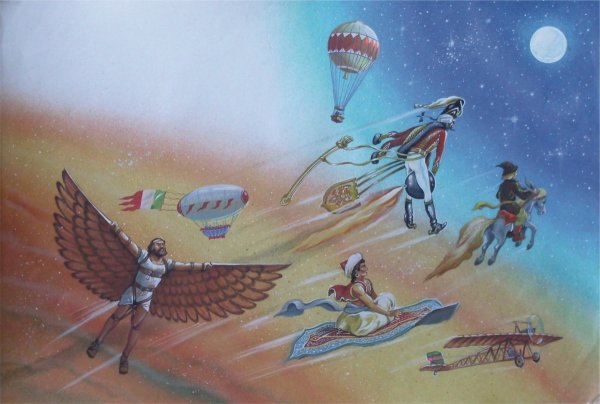 Полёты в космос в древности