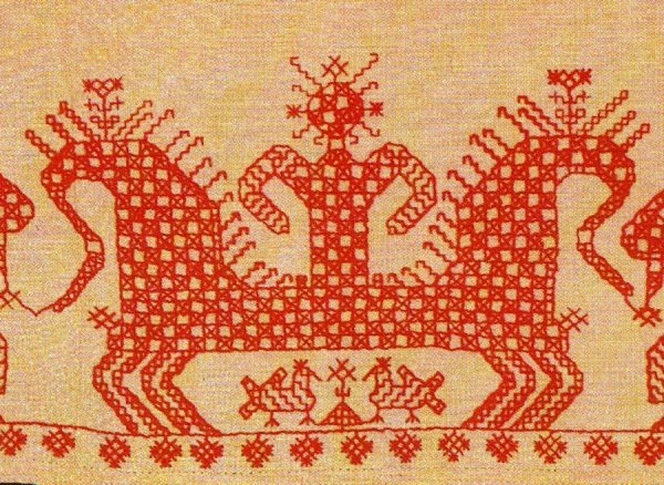 Образ коня в русской народной вышивке