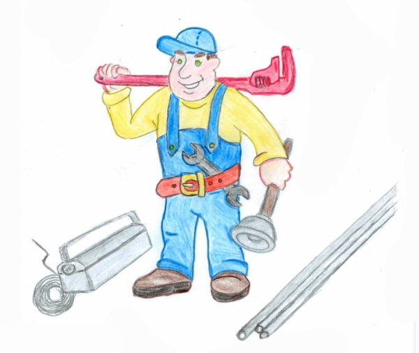 Иллюстрации слесаря-ремонтника для дошкольников