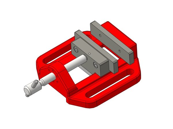 Тиски 3d модель Юнити