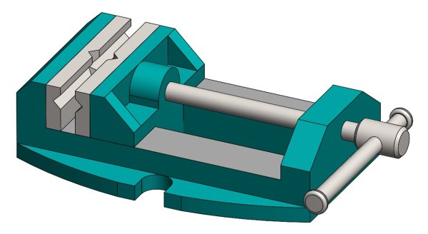 Слесарные тиски станка 6н10