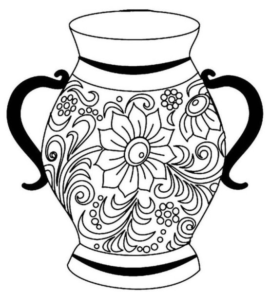 Хохлома раскраска