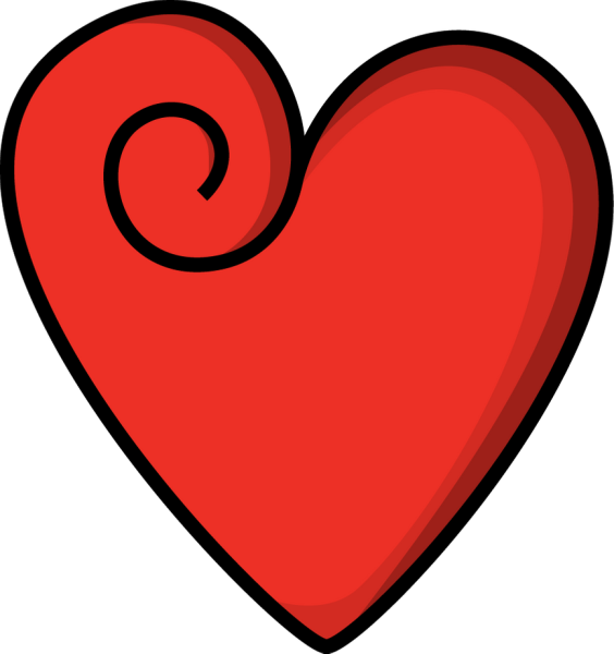 Сердечки мультяшные