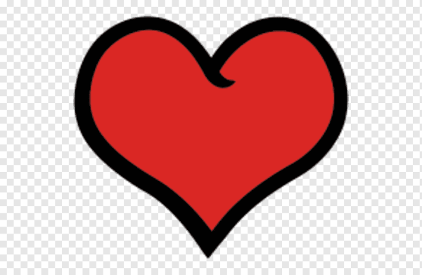 Сердечко мультяшное