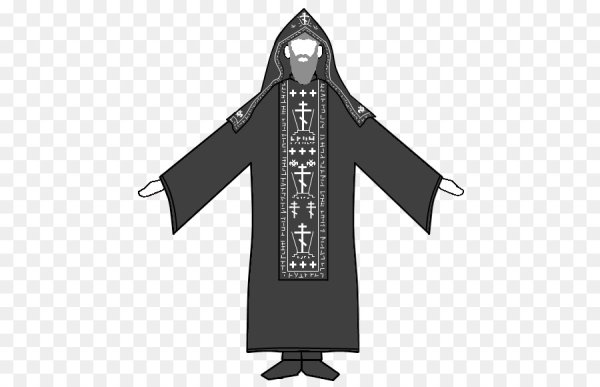 Силуэт священника