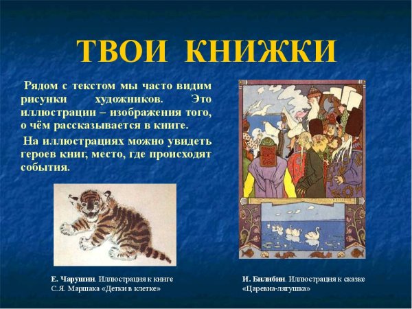 Твои книжки.3 класс презентация