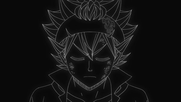 Аниме черный Клевер скетч