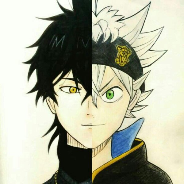 Аниме для срисовки черный Клевер