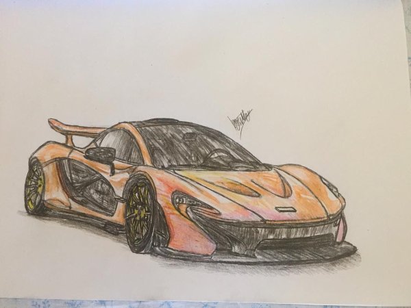 MCLAREN t20 рисунок модели