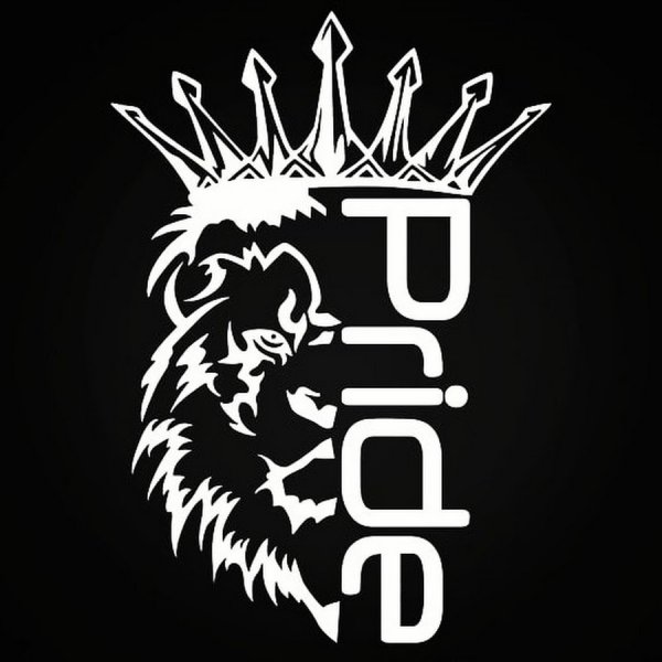 Наклейка Прайд со львом на лобовом