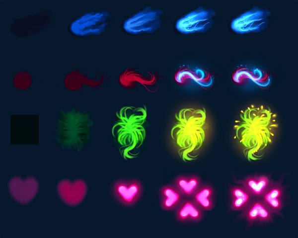 Эффект свечения на рисунке