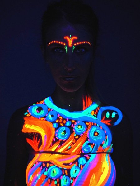 Неоновые фигуры на стену