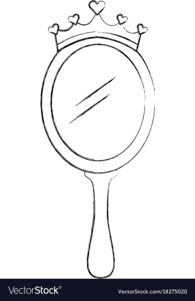 Зеркало для раскрашивания для детей