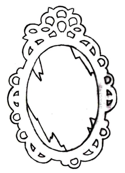 Волшебное зеркало раскраска