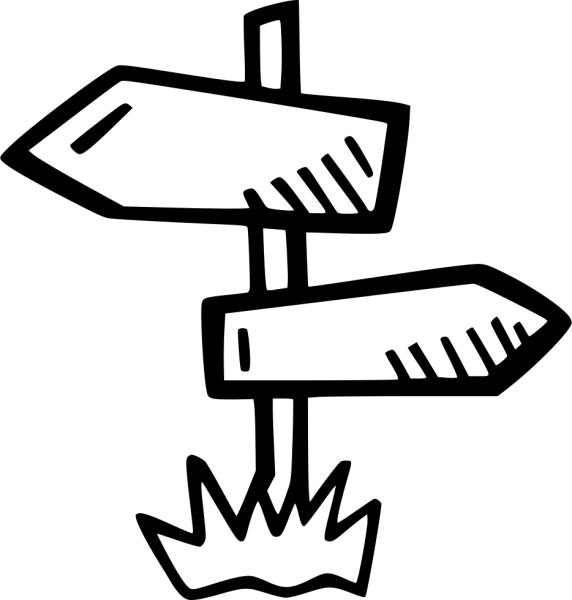 Указатель нарисованный