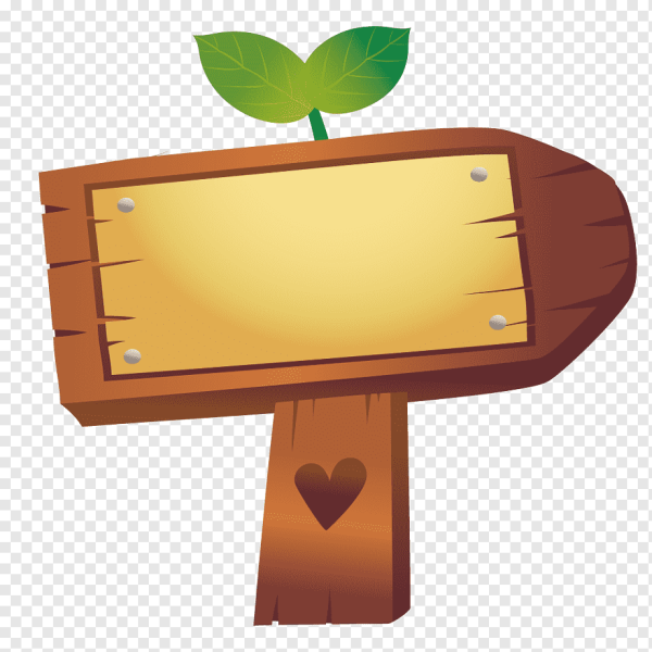 Деревянный указатель