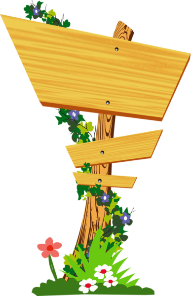 Деревянная стрелка указатель