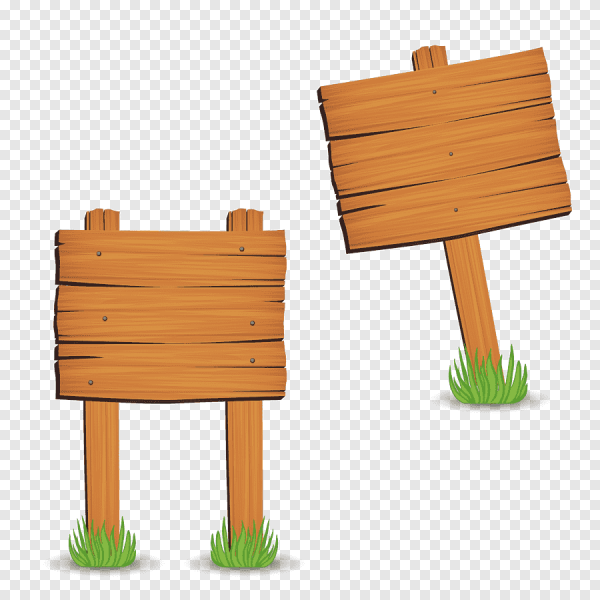 Рисуем деревянный дорожный указатель