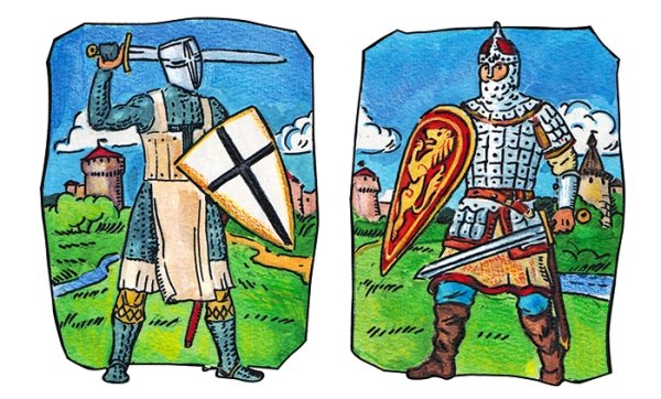 Крестоносец и русский Витязь