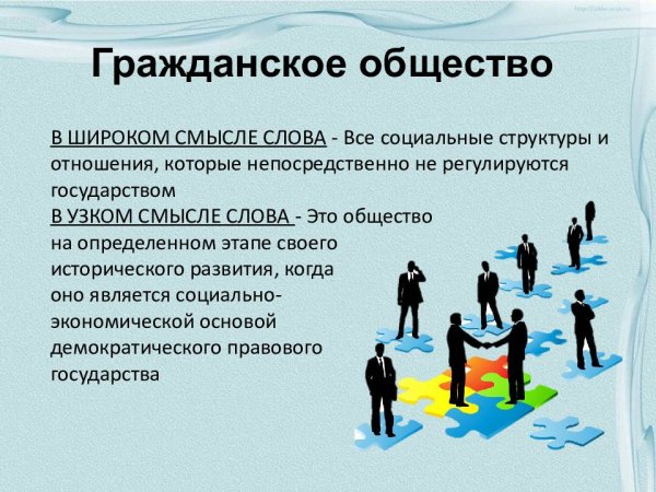 Гражданское общество это общество