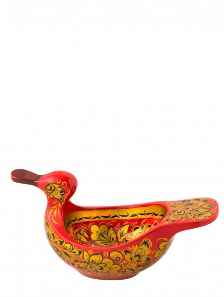 Хохломская роспись ковш утка