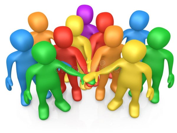 Разноцветные человечки