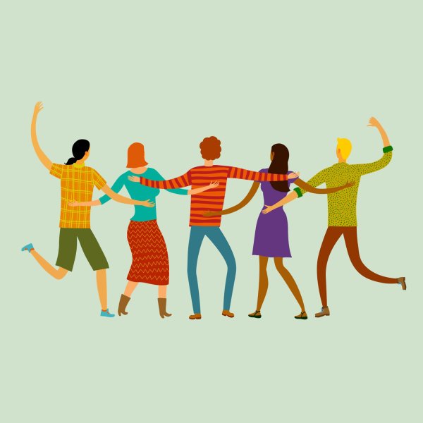 Компания людей иллюстрация