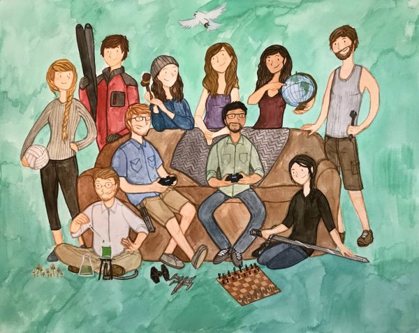 Друзья рисунок