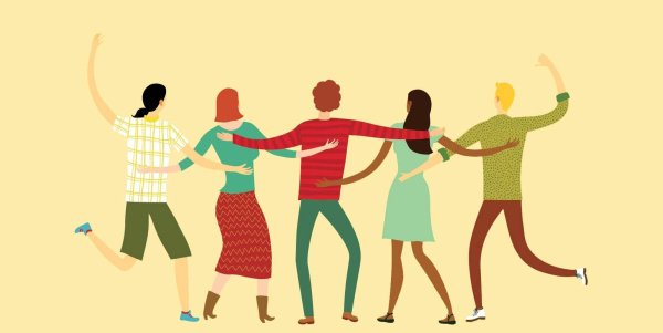 Встреча друзей арт